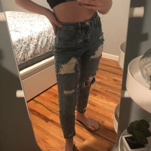 Wild Fable Ripped Mom Jeans